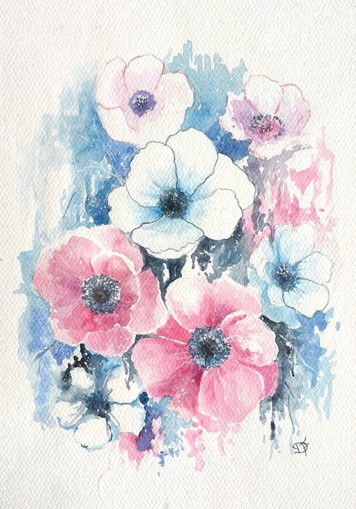 Acquerello di Anemoni